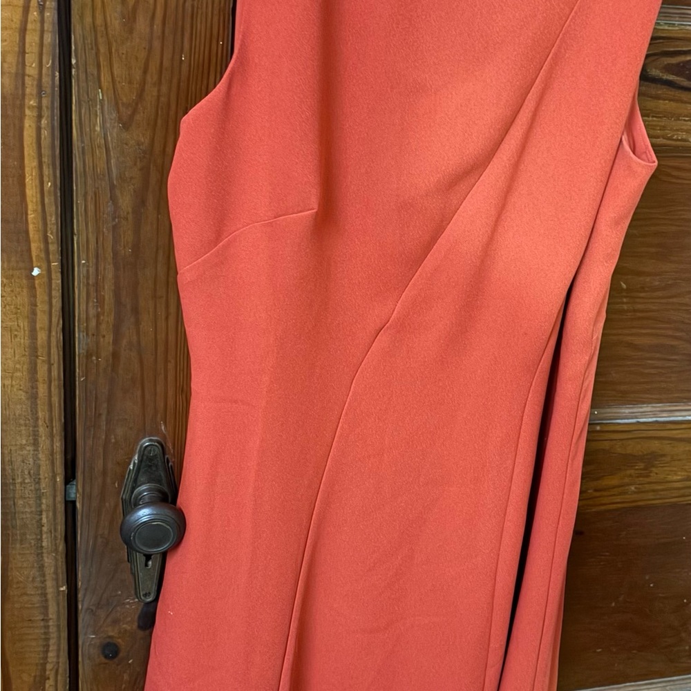 Ann Taylor Vibrant Orange Maxi Dress